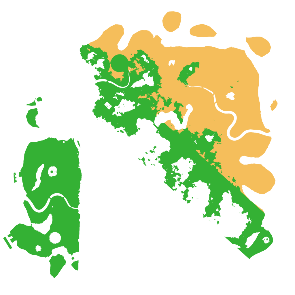 Biome Rust Map: Procedural Map, Size: 4500, Seed: 578761742