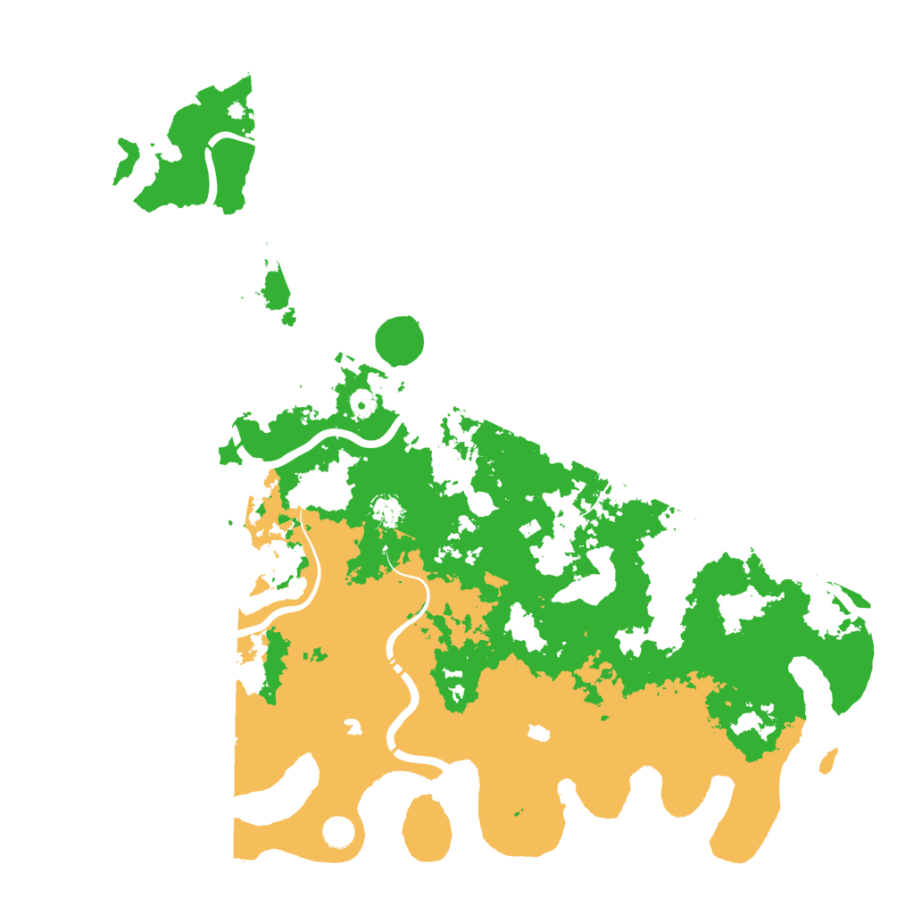 Biome Rust Map: Procedural Map, Size: 5000, Seed: 50358