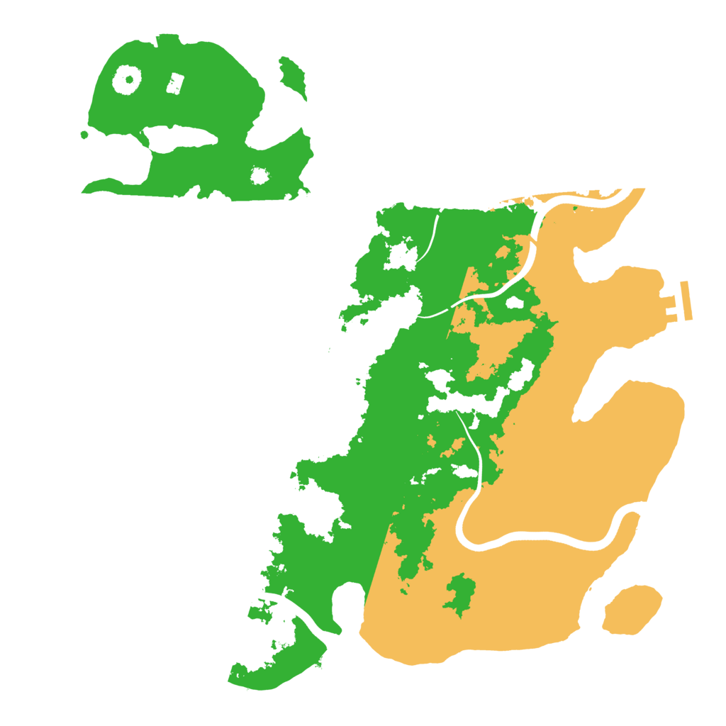 Biome Rust Map: Procedural Map, Size: 3750, Seed: 2091092080
