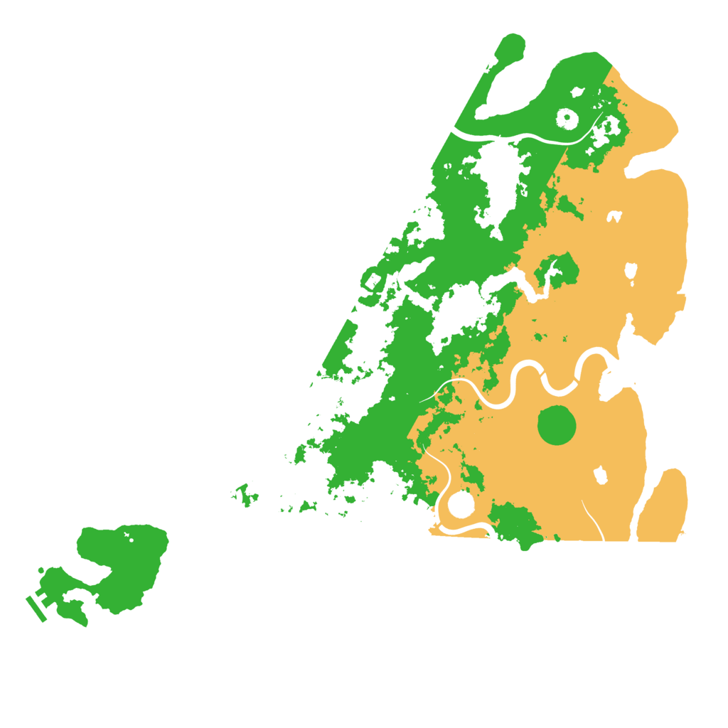 Biome Rust Map: Procedural Map, Size: 5000, Seed: 578610583