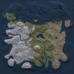 Thumbnail Rust Map: Procedural Map, Size: 4000, Seed: 898861552, 12 Monuments