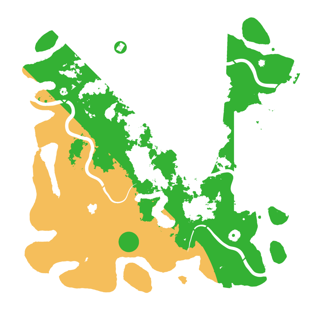 Biome Rust Map: Procedural Map, Size: 4050, Seed: 859672555