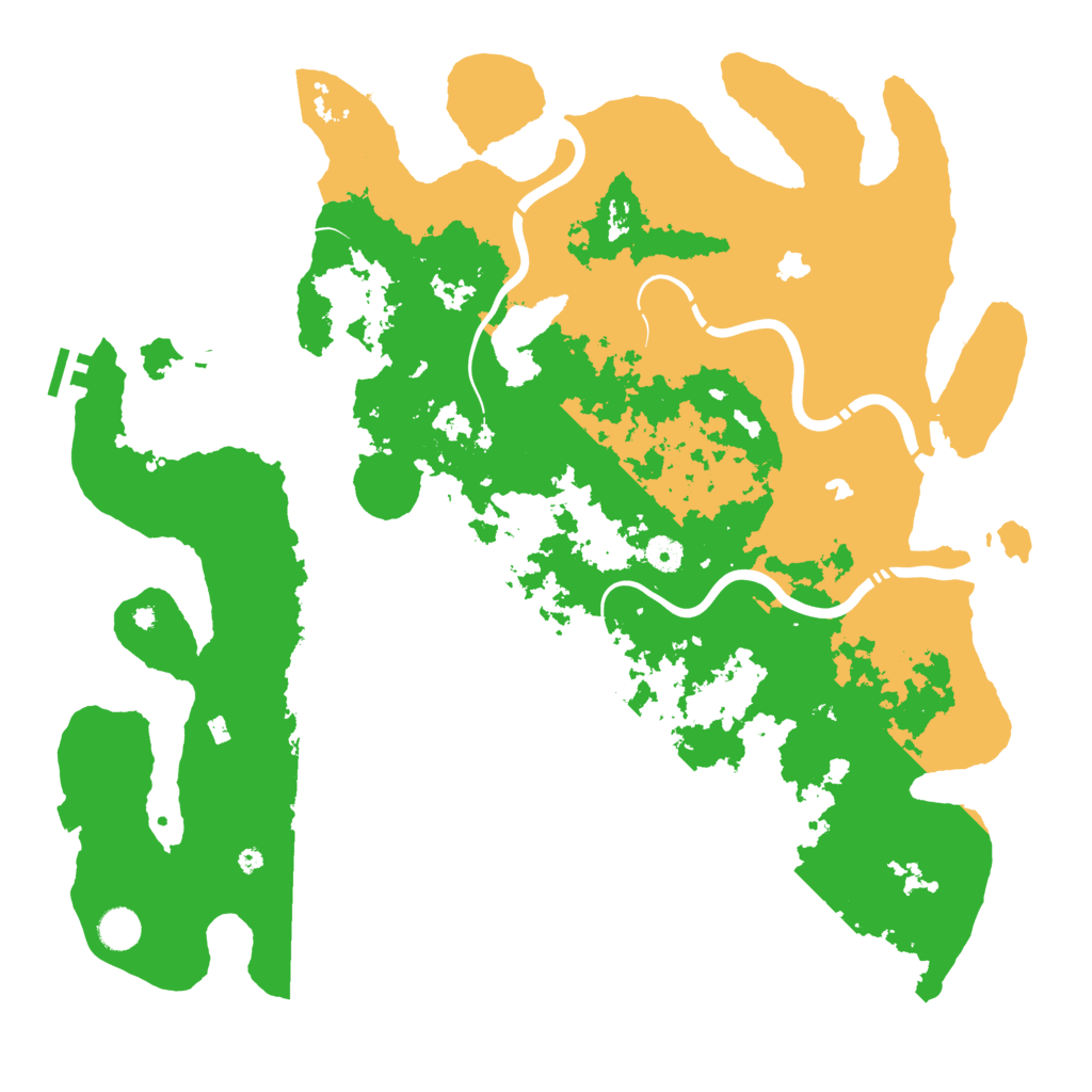 Biome Rust Map: Procedural Map, Size: 4500, Seed: 797617971
