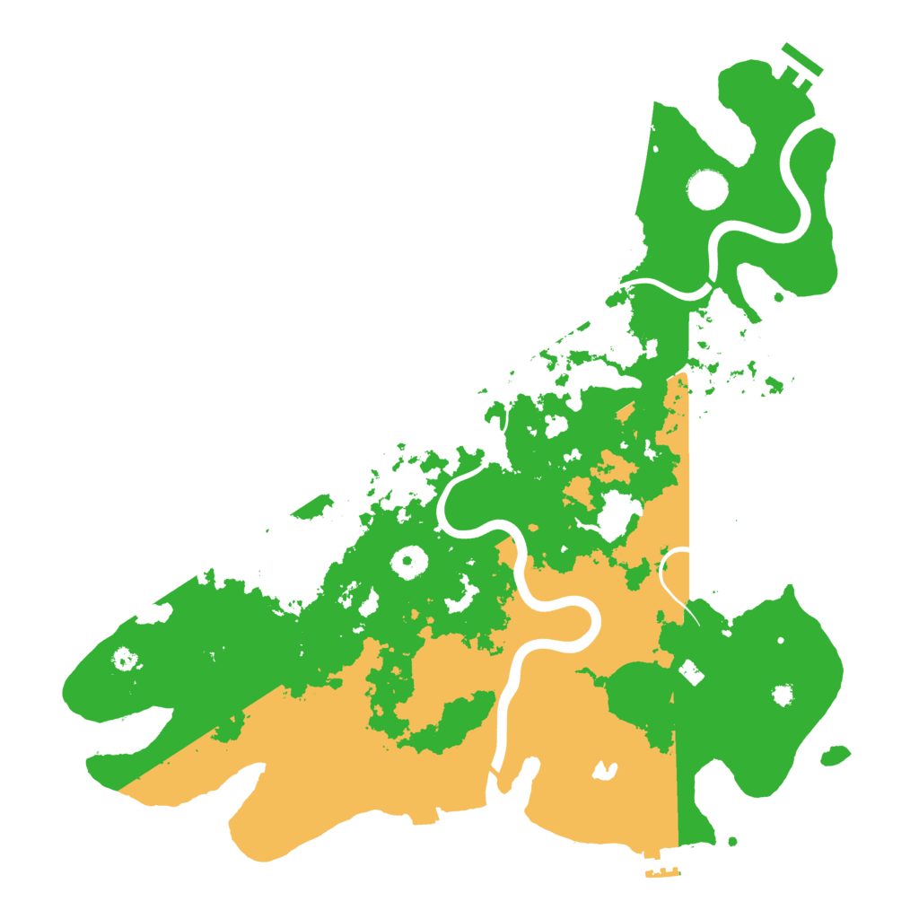 Biome Rust Map: Procedural Map, Size: 4000, Seed: 1294603522