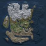 Thumbnail Rust Map: Procedural Map, Size: 3000, Seed: 32726, 9 Monuments