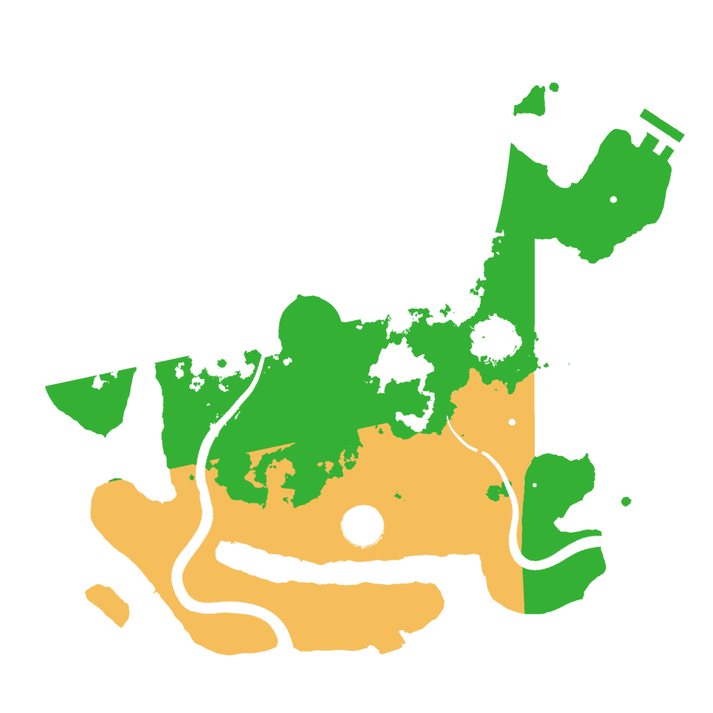 Biome Rust Map: Procedural Map, Size: 3000, Seed: 32726