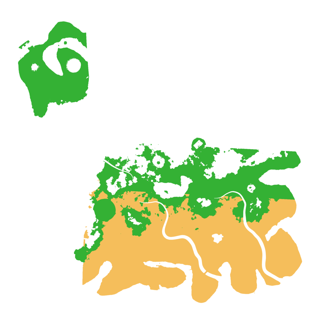Biome Rust Map: Procedural Map, Size: 4000, Seed: 42467