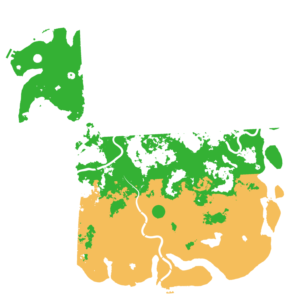 Biome Rust Map: Procedural Map, Size: 6000, Seed: 1101884860