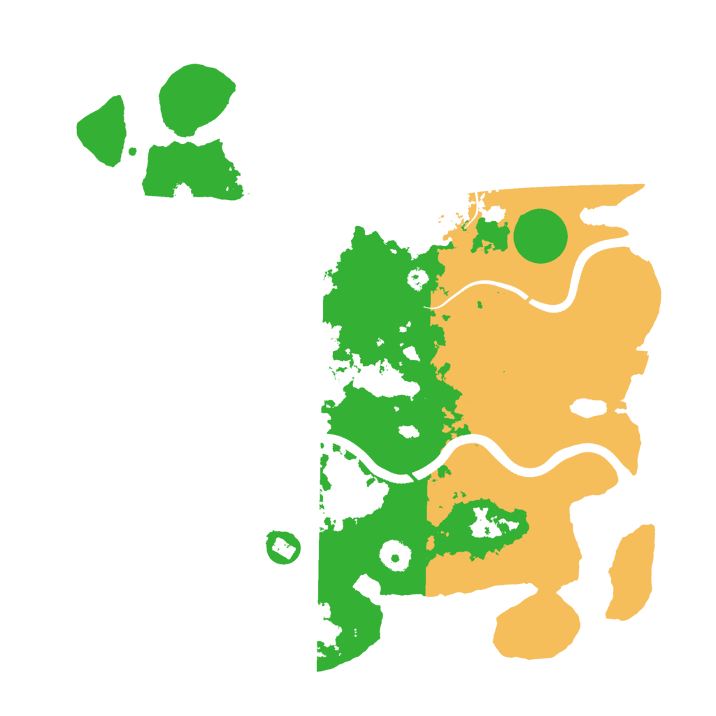 Biome Rust Map: Procedural Map, Size: 3500, Seed: 890352168