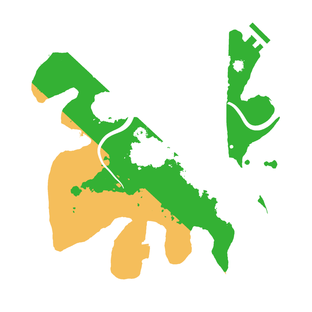 Biome Rust Map: Procedural Map, Size: 2500, Seed: 1701011496