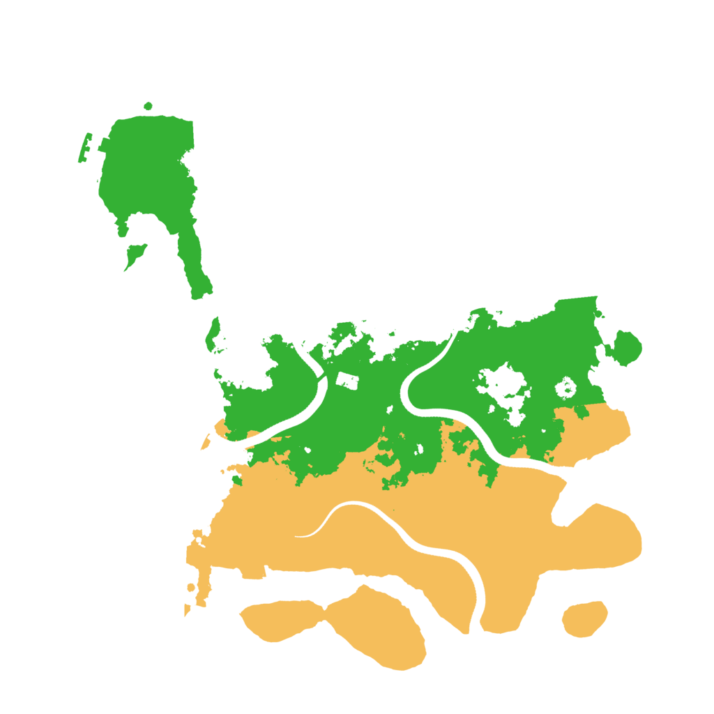 Biome Rust Map: Procedural Map, Size: 3500, Seed: 777906236