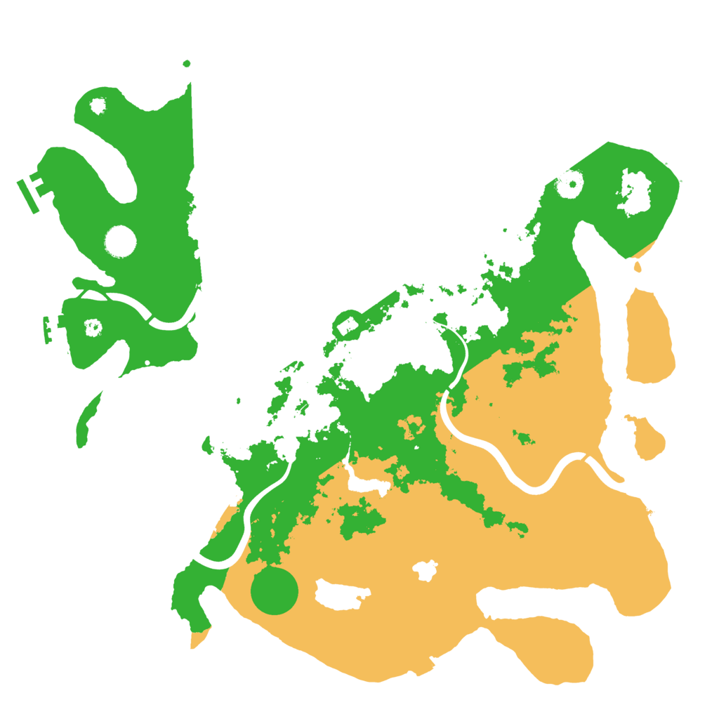 Biome Rust Map: Procedural Map, Size: 4000, Seed: 159170721