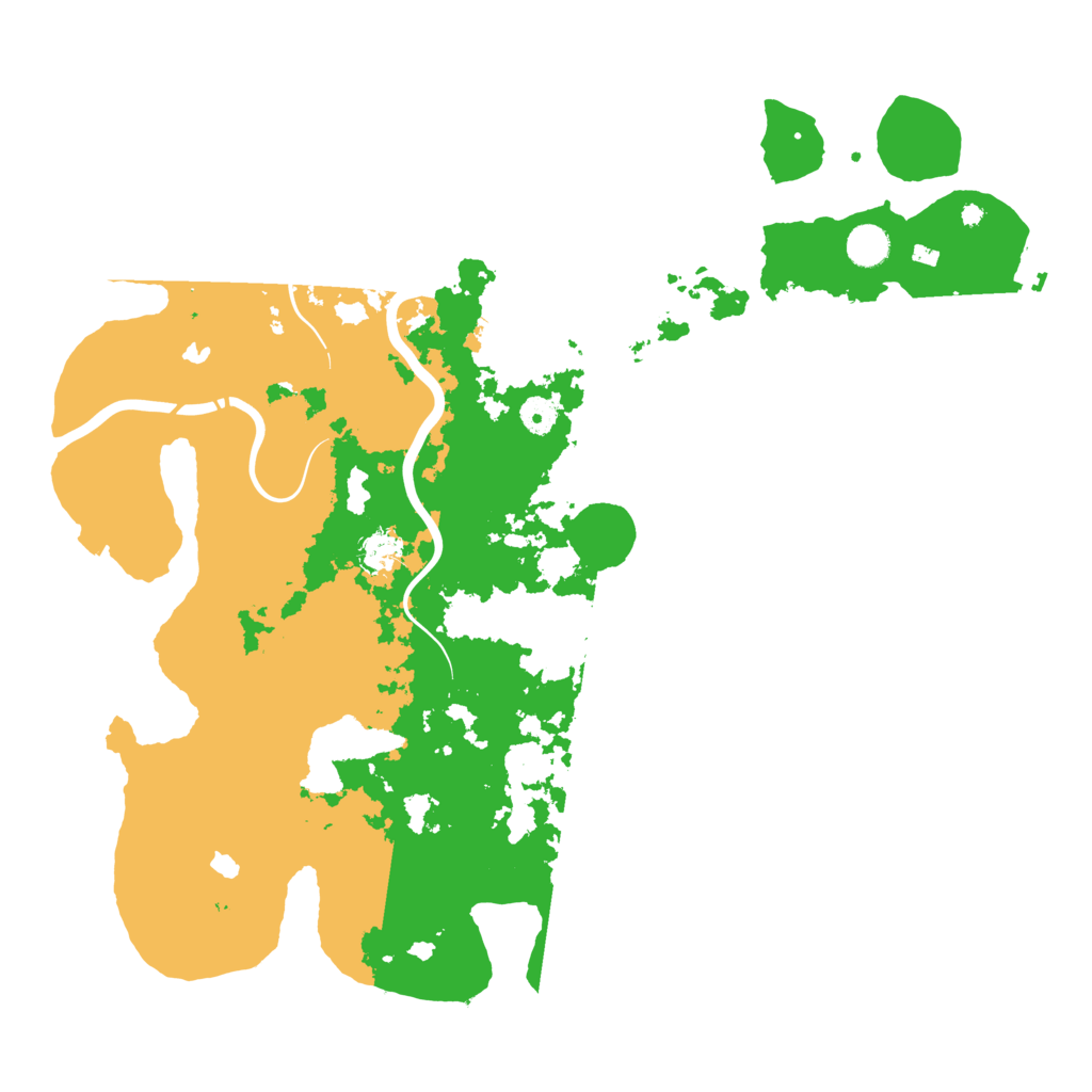 Biome Rust Map: Procedural Map, Size: 4500, Seed: 407610511