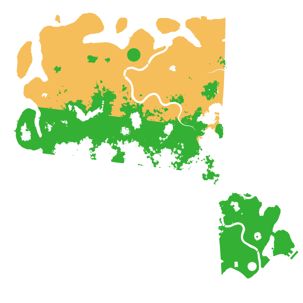 Biome Rust Map: Procedural Map, Size: 6000, Seed: 694269
