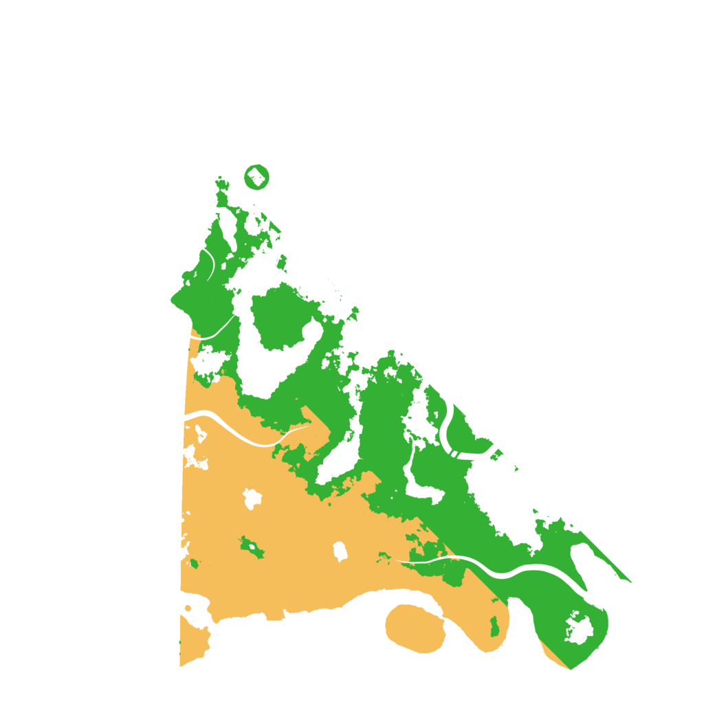 Biome Rust Map: Procedural Map, Size: 4500, Seed: 1063570040