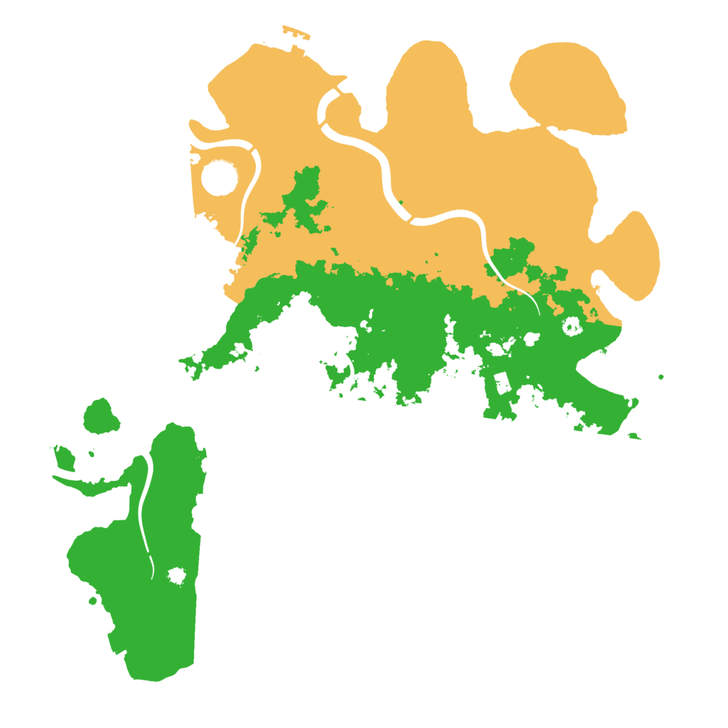 Biome Rust Map: Procedural Map, Size: 3750, Seed: 1288886946
