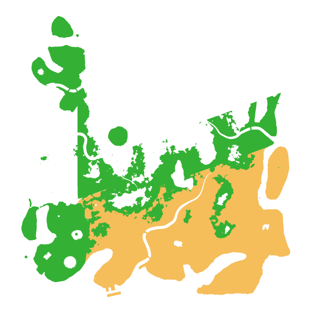 Biome Rust Map: Procedural Map, Size: 4500, Seed: 2085293056