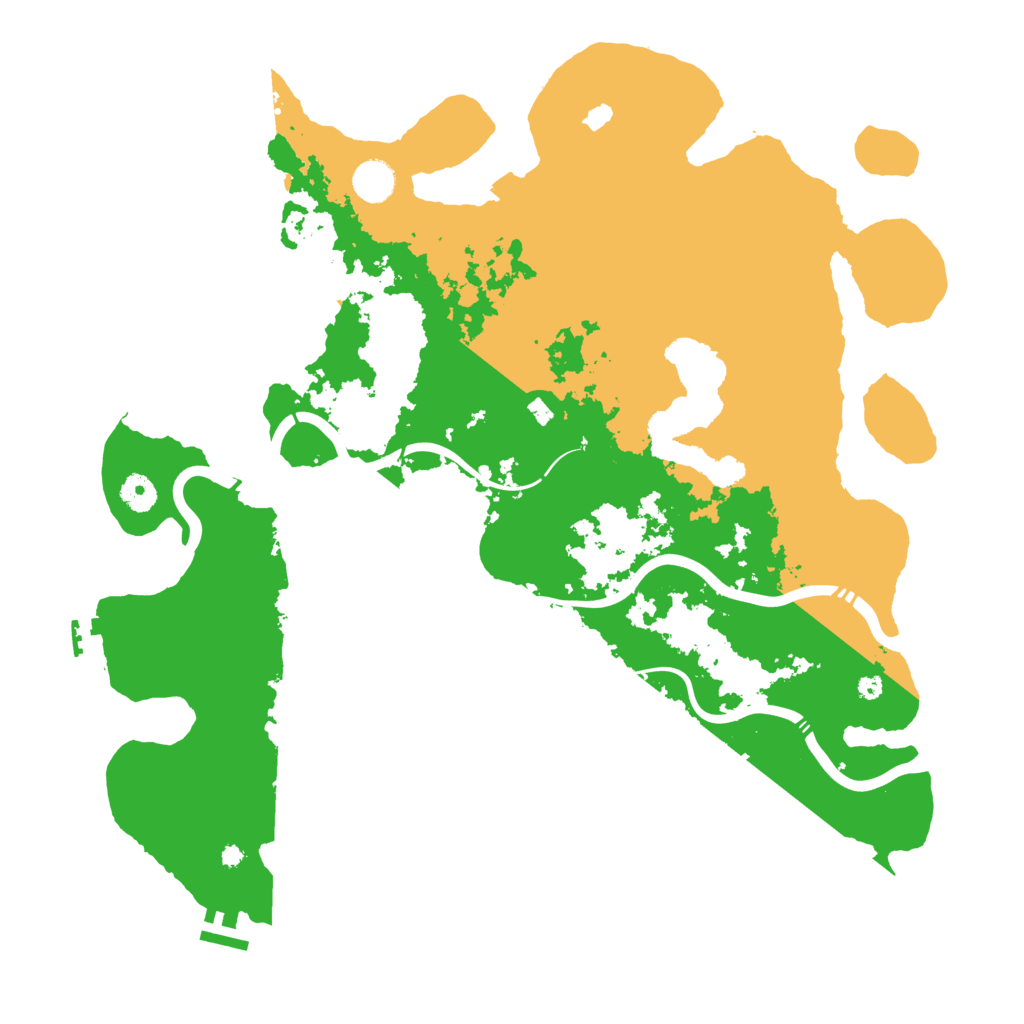 Biome Rust Map: Procedural Map, Size: 4250, Seed: 1164104657