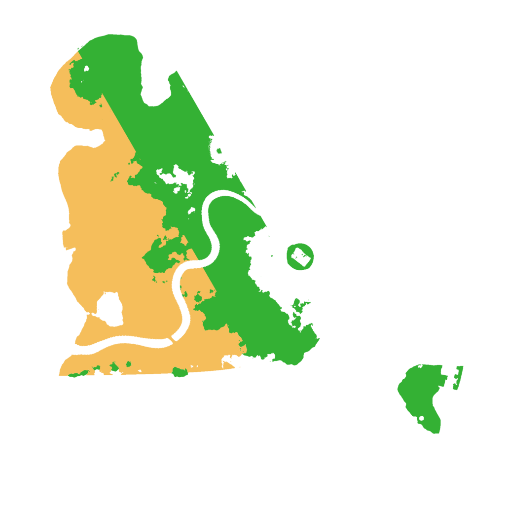 Biome Rust Map: Procedural Map, Size: 3000, Seed: 2096946007