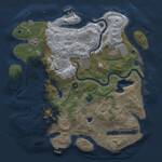 Thumbnail Rust Map: Procedural Map, Size: 4000, Seed: 45645633, 12 Monuments