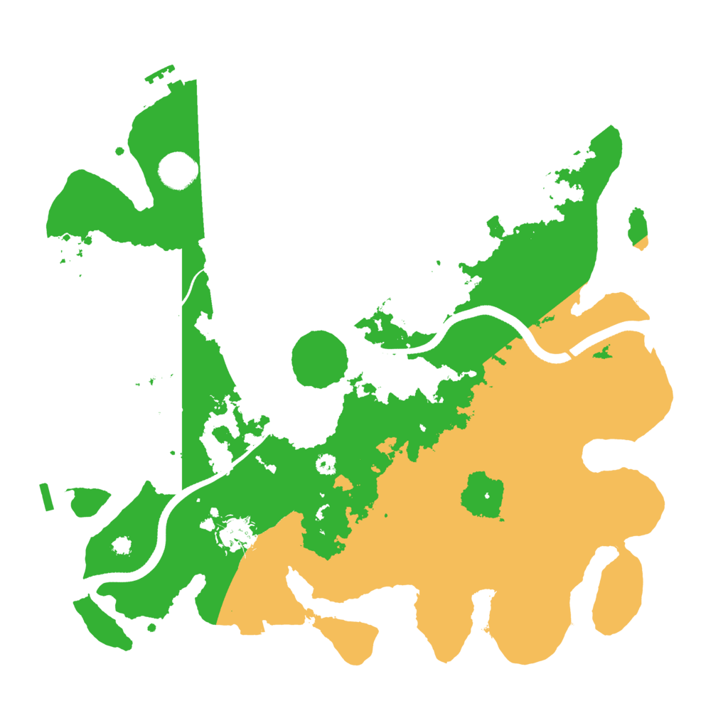 Biome Rust Map: Procedural Map, Size: 3500, Seed: 1917518941