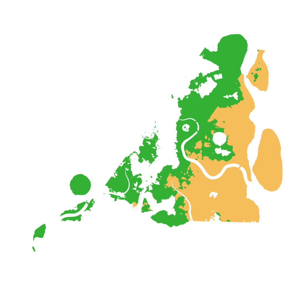 Biome Rust Map: Procedural Map, Size: 4000, Seed: 407697568