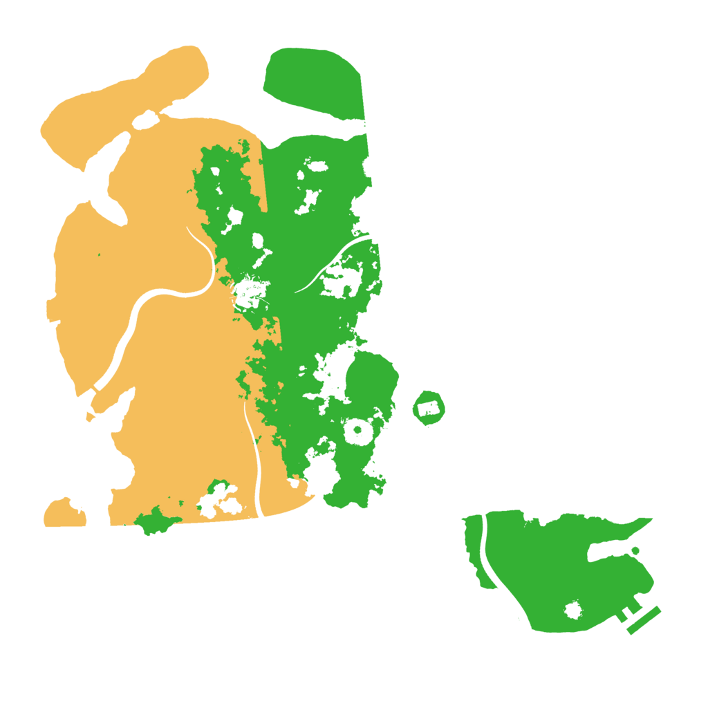 Biome Rust Map: Procedural Map, Size: 3700, Seed: 1424470561
