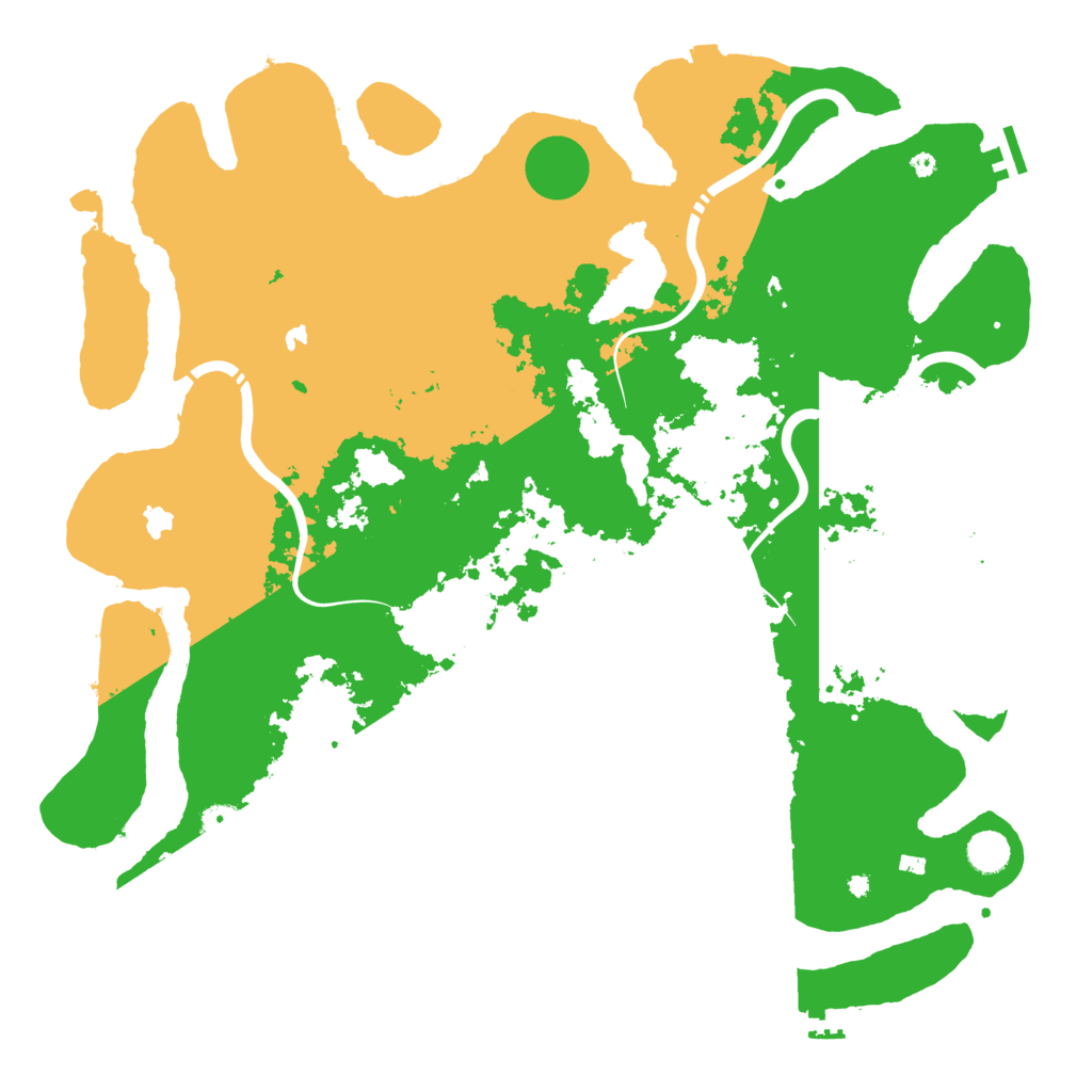 Biome Rust Map: Procedural Map, Size: 4510, Seed: 4058