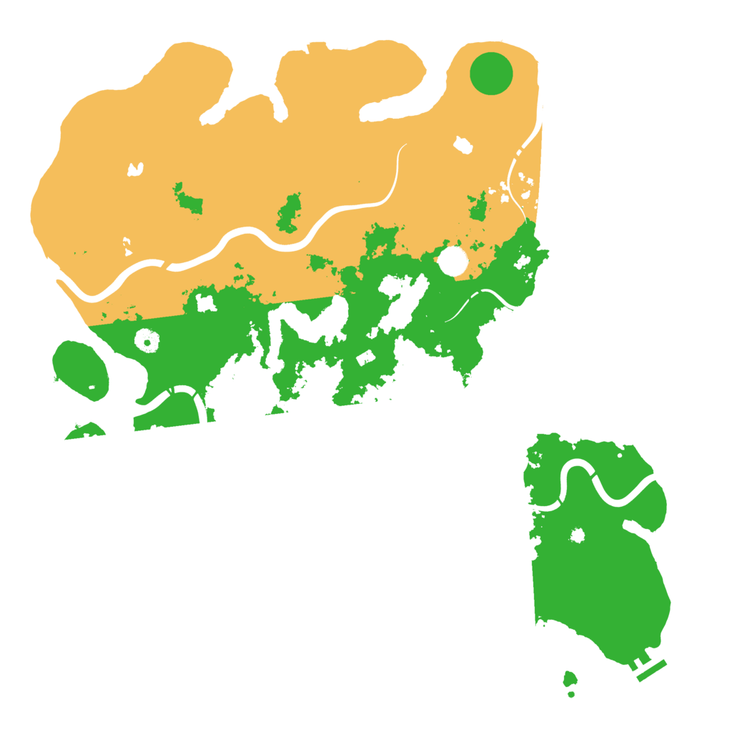 Biome Rust Map: Procedural Map, Size: 4500, Seed: 819185631