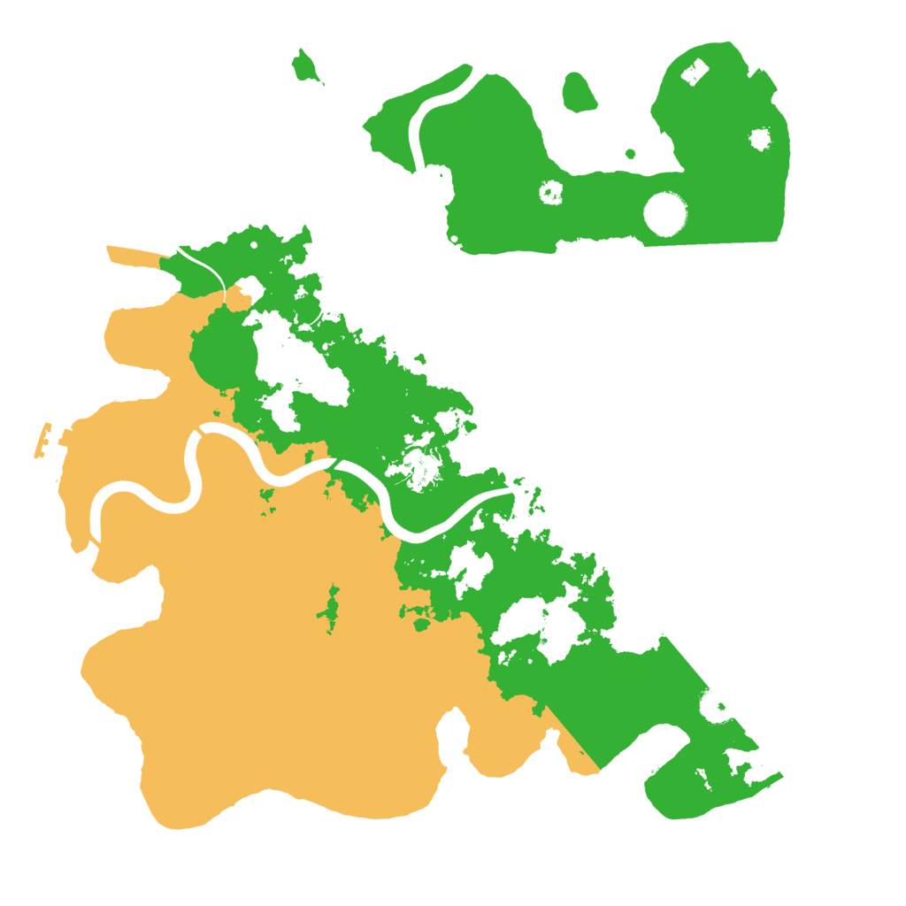 Biome Rust Map: Procedural Map, Size: 3700, Seed: 1763380668
