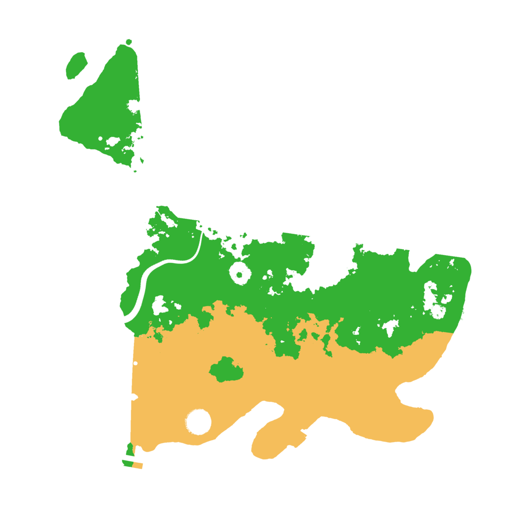 Biome Rust Map: Procedural Map, Size: 3500, Seed: 599958651