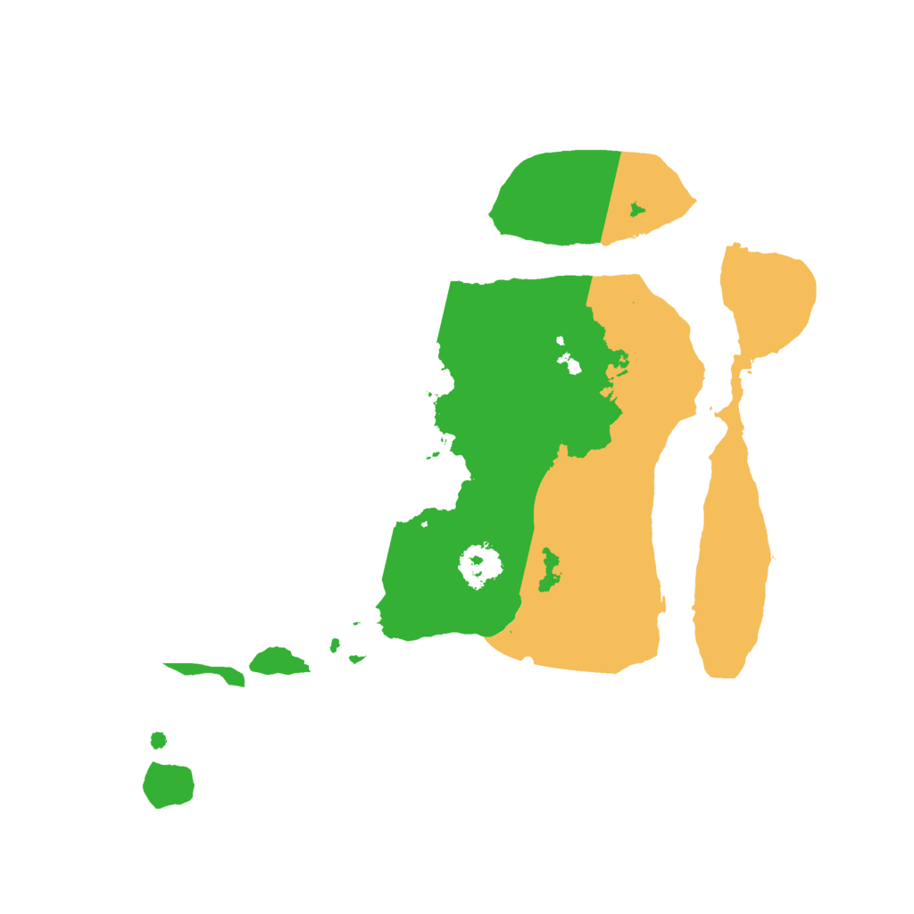 Biome Rust Map: Procedural Map, Size: 2200, Seed: 499838691