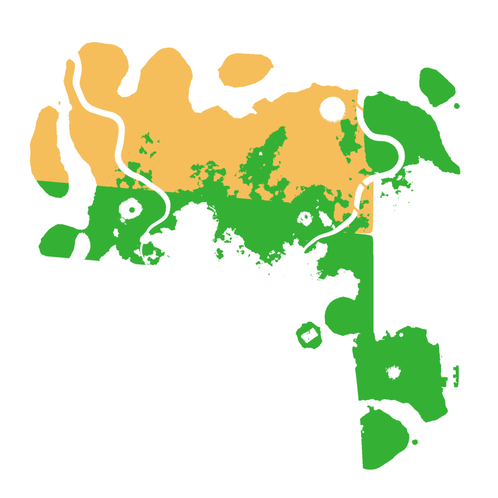 Biome Rust Map: Procedural Map, Size: 3500, Seed: 1607616582