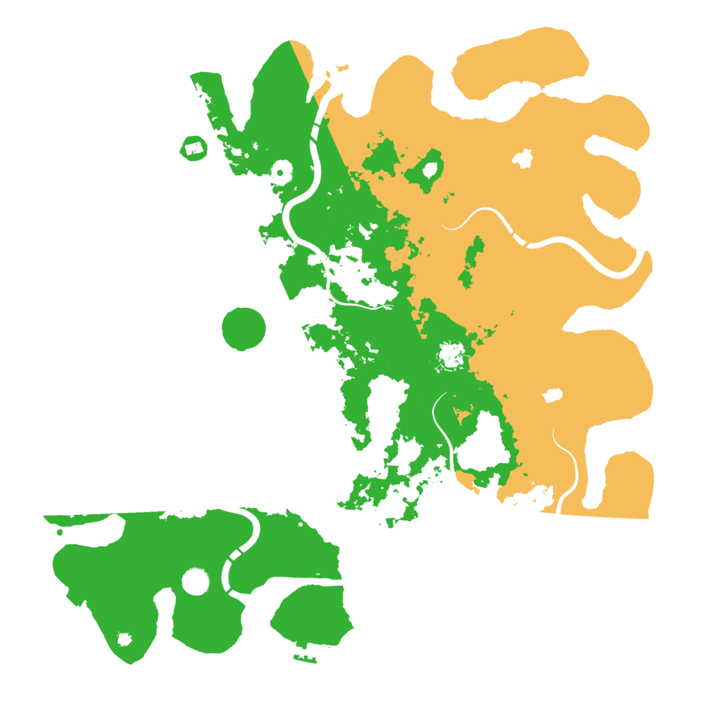Biome Rust Map: Procedural Map, Size: 4500, Seed: 1272490005