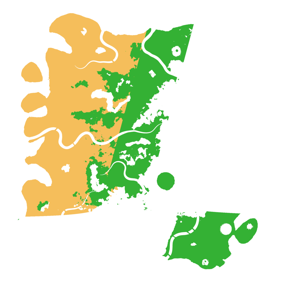 Biome Rust Map: Procedural Map, Size: 4500, Seed: 67400