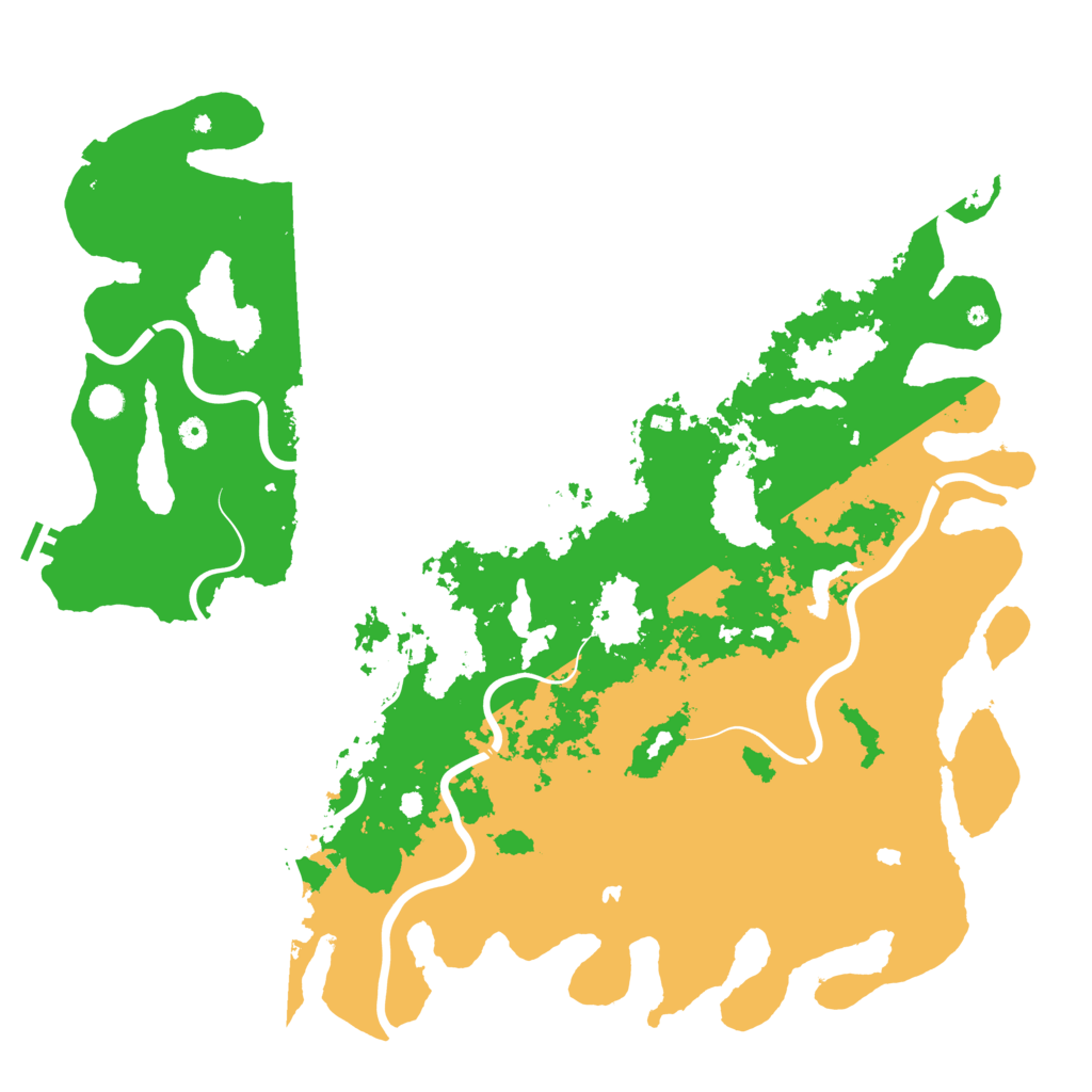 Biome Rust Map: Procedural Map, Size: 5500, Seed: 384383907