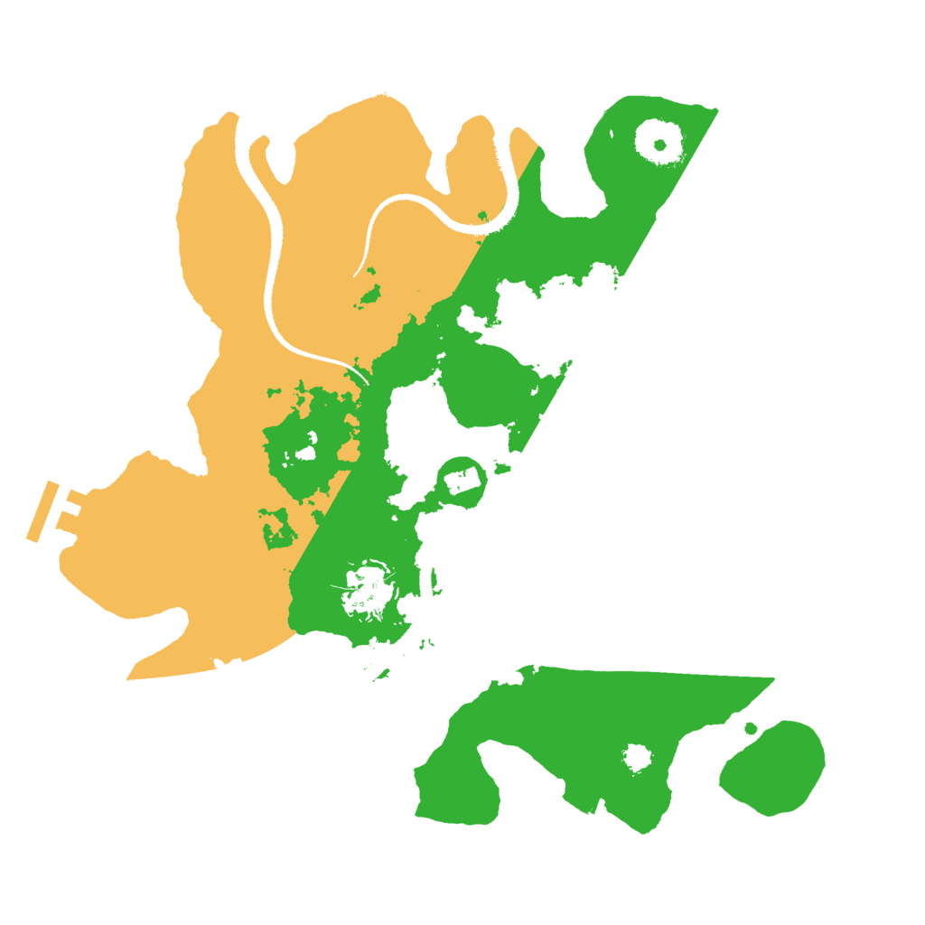 Biome Rust Map: Procedural Map, Size: 3000, Seed: 20603
