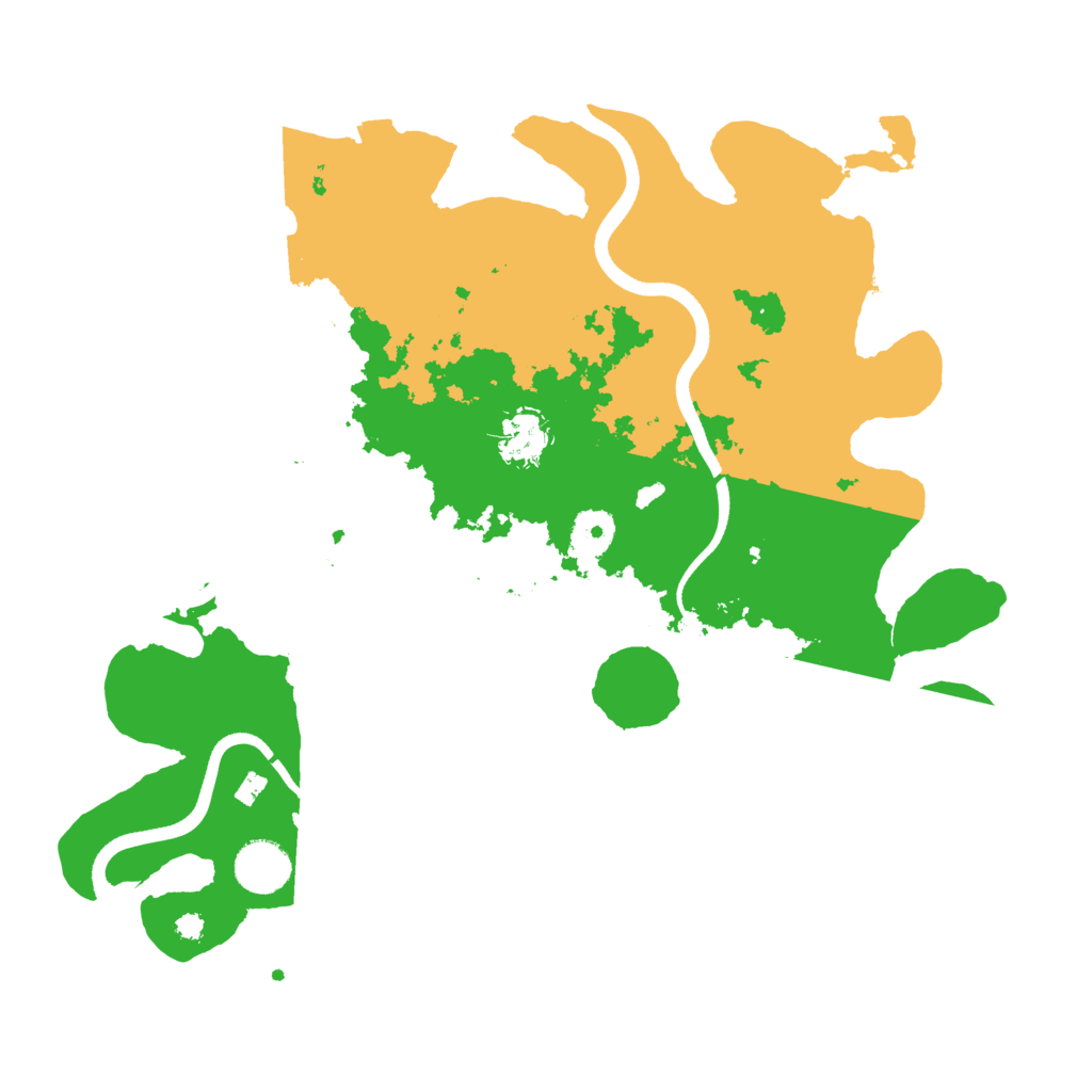 Biome Rust Map: Procedural Map, Size: 3600, Seed: 6042025