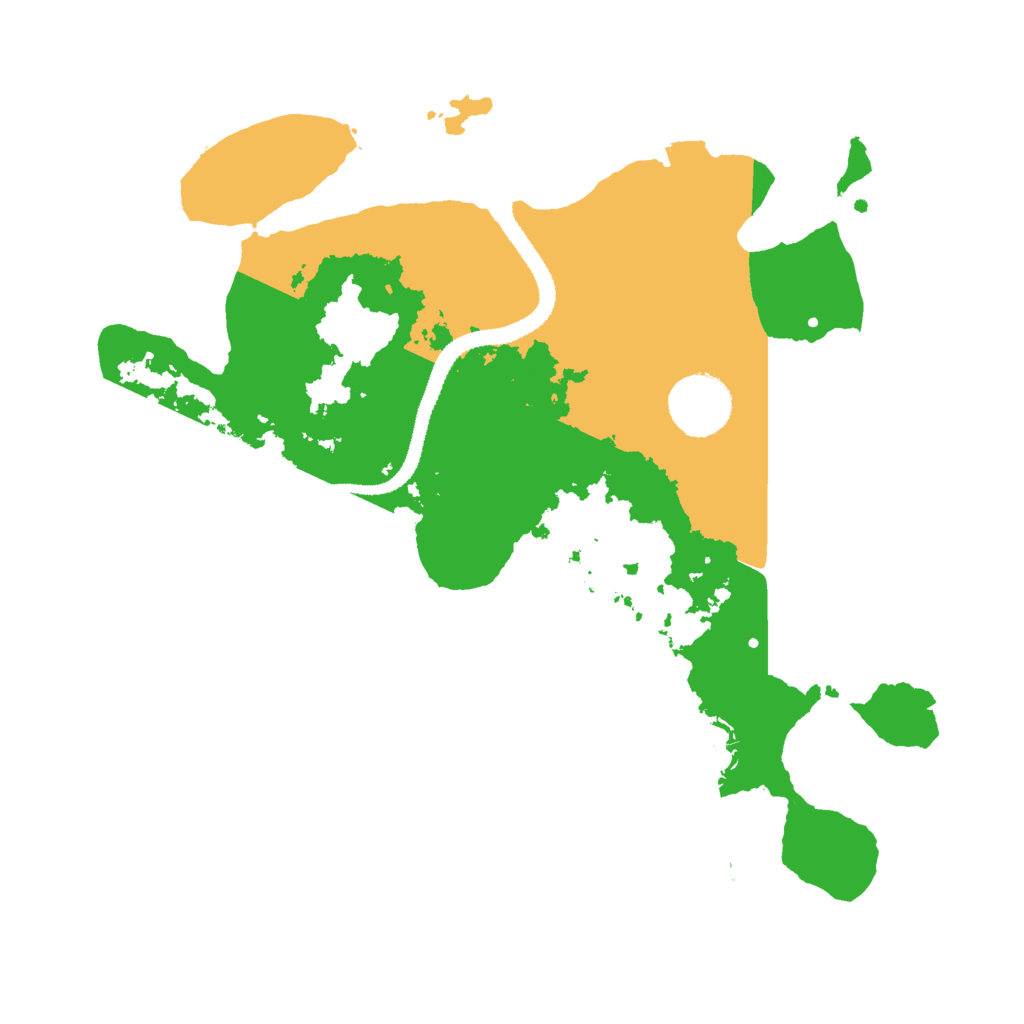 Biome Rust Map: Procedural Map, Size: 3000, Seed: 842697
