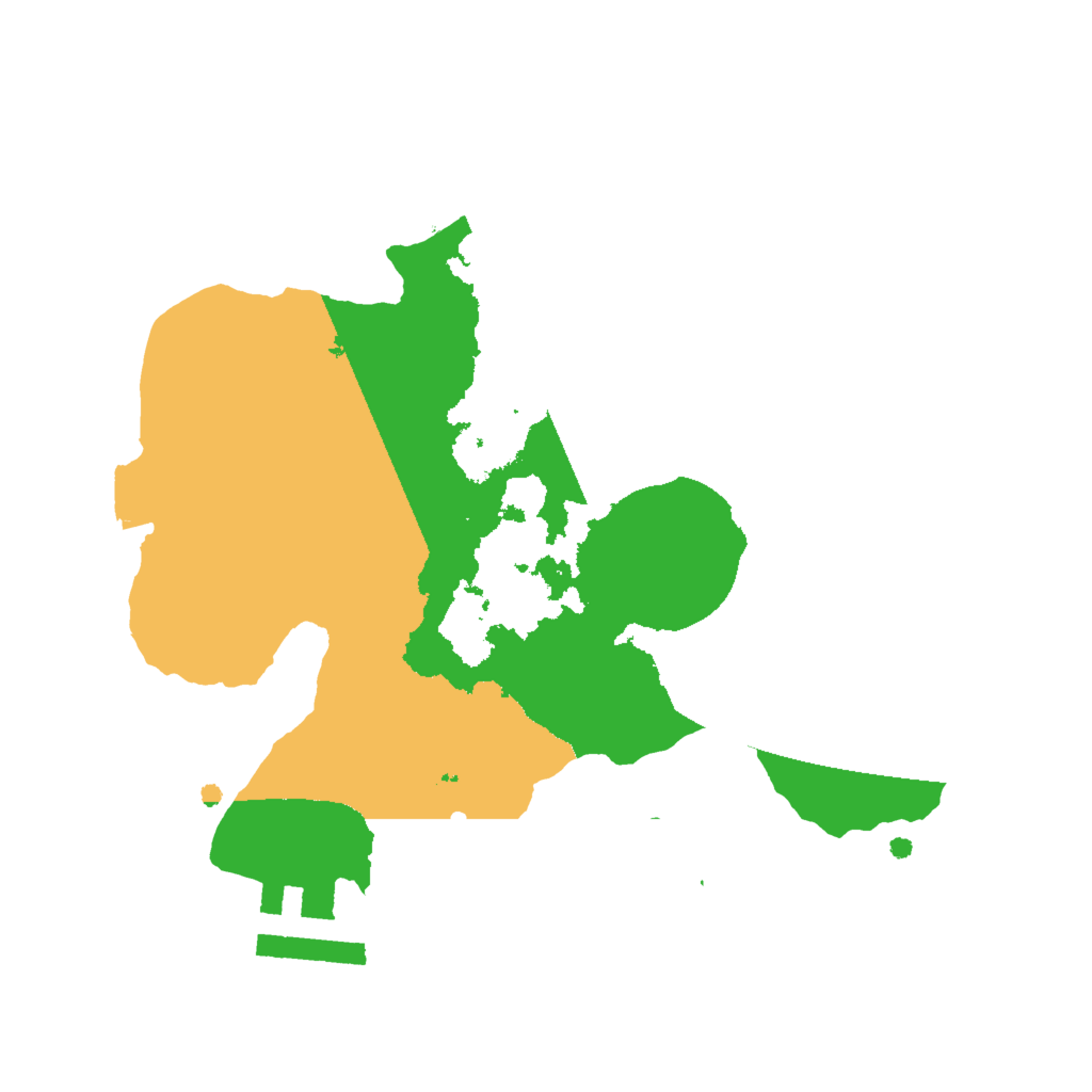 Biome Rust Map: Procedural Map, Size: 2000, Seed: 520545
