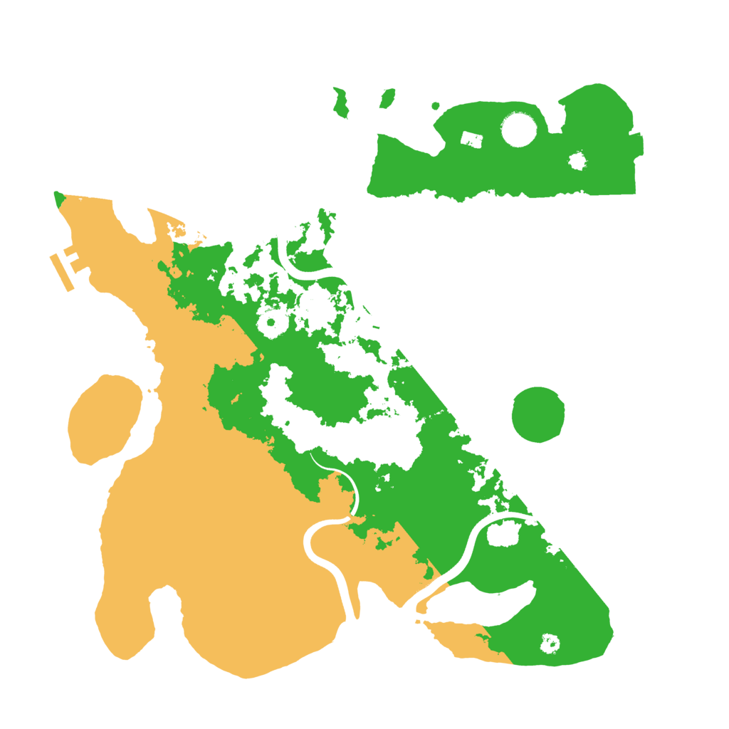 Biome Rust Map: Procedural Map, Size: 3700, Seed: 1165766161