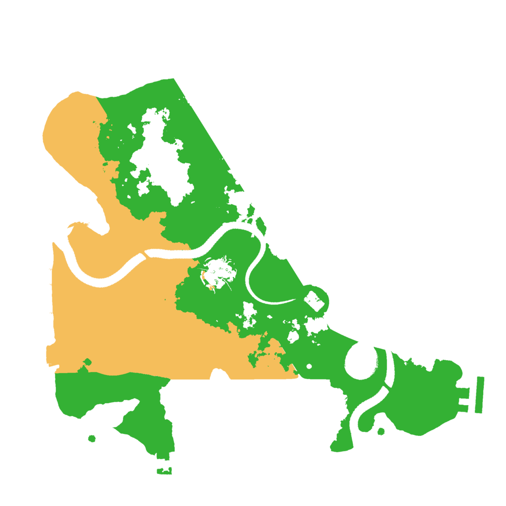 Biome Rust Map: Procedural Map, Size: 2800, Seed: 43912