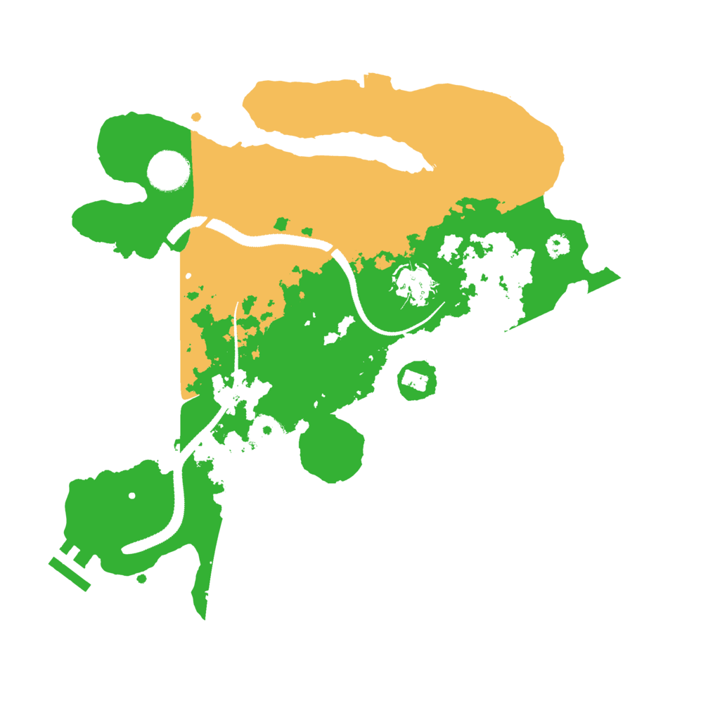 Biome Rust Map: Procedural Map, Size: 3100, Seed: 153383710