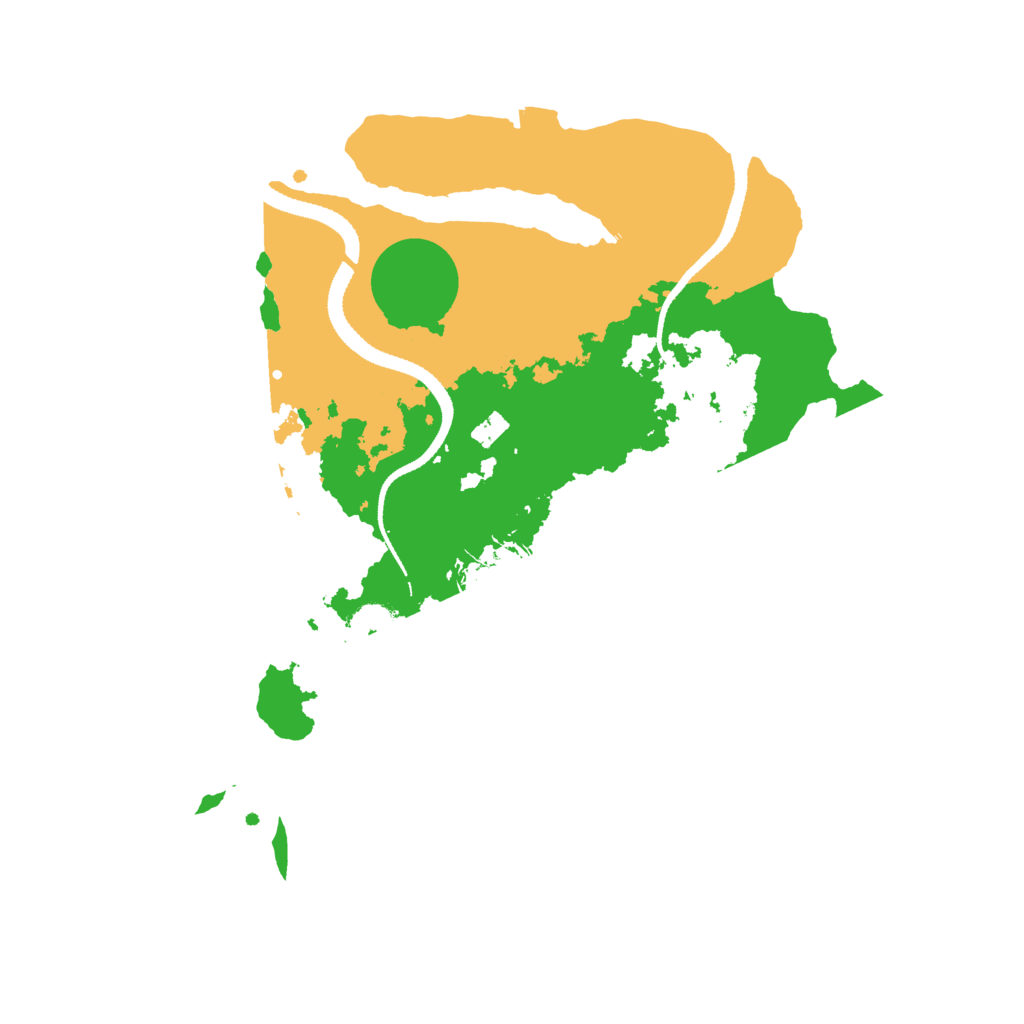 Biome Rust Map: Procedural Map, Size: 3100, Seed: 153383710