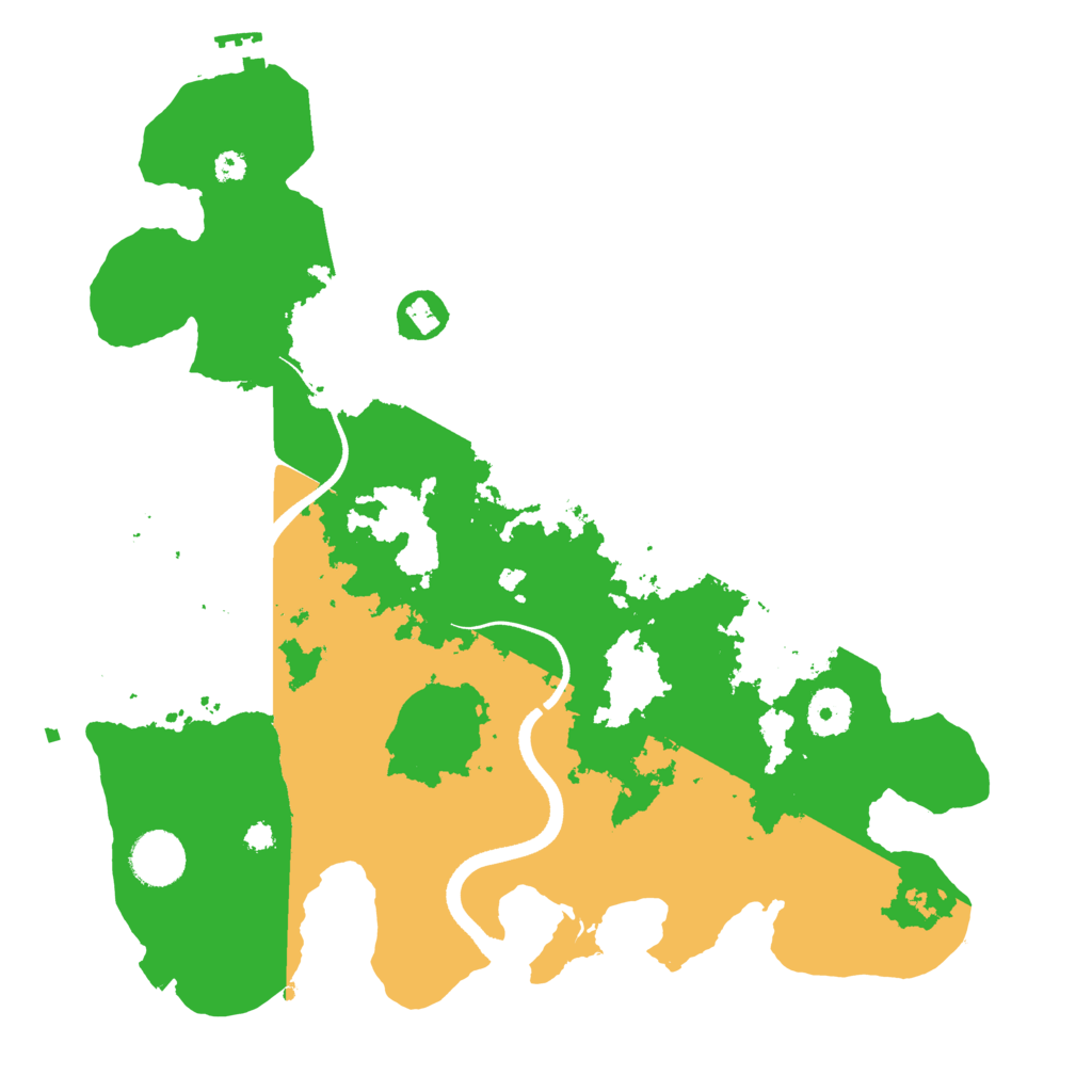 Biome Rust Map: Procedural Map, Size: 3500, Seed: 927023572