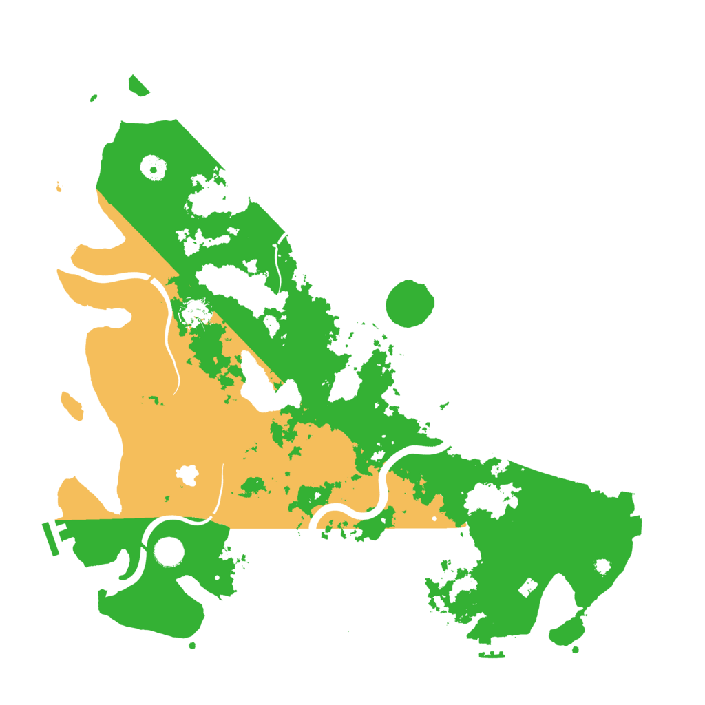 Biome Rust Map: Procedural Map, Size: 4150, Seed: 42069