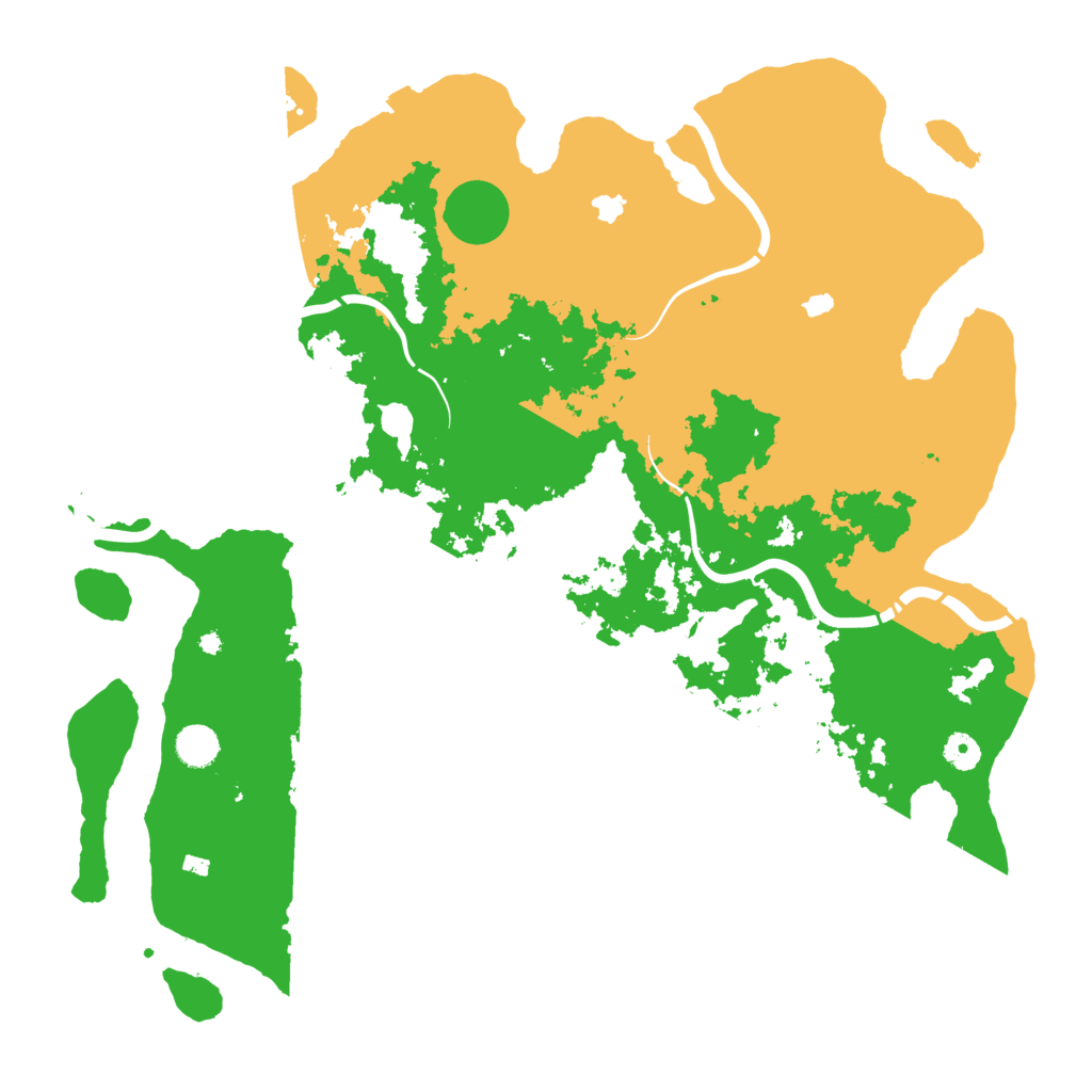Biome Rust Map: Procedural Map, Size: 4500, Seed: 1074148767