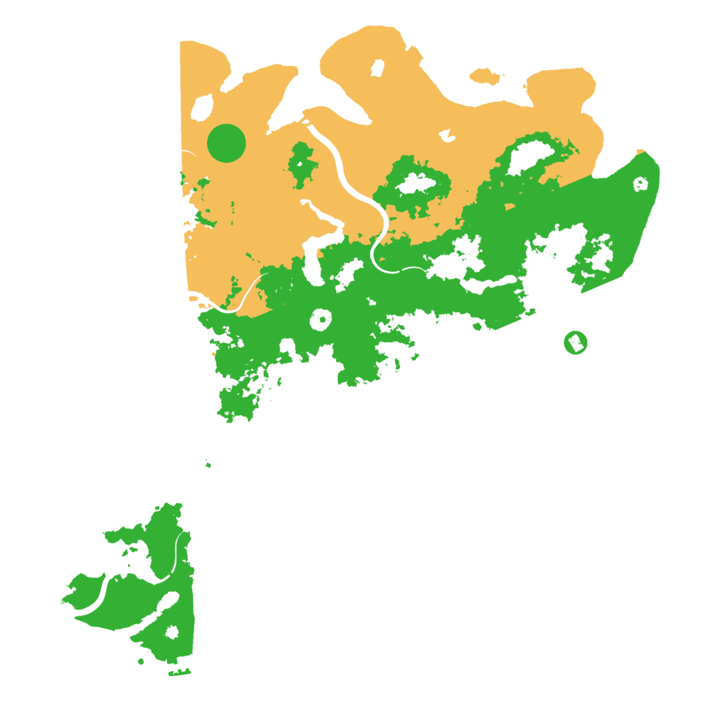 Biome Rust Map: Procedural Map, Size: 4800, Seed: 1040718