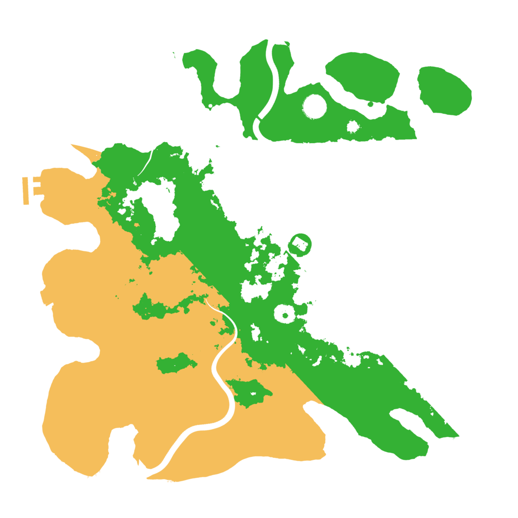 Biome Rust Map: Procedural Map, Size: 3800, Seed: 23662551