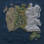 Thumbnail Rust Map: Procedural Map, Size: 4000, Seed: 1163457804, 11 Monuments